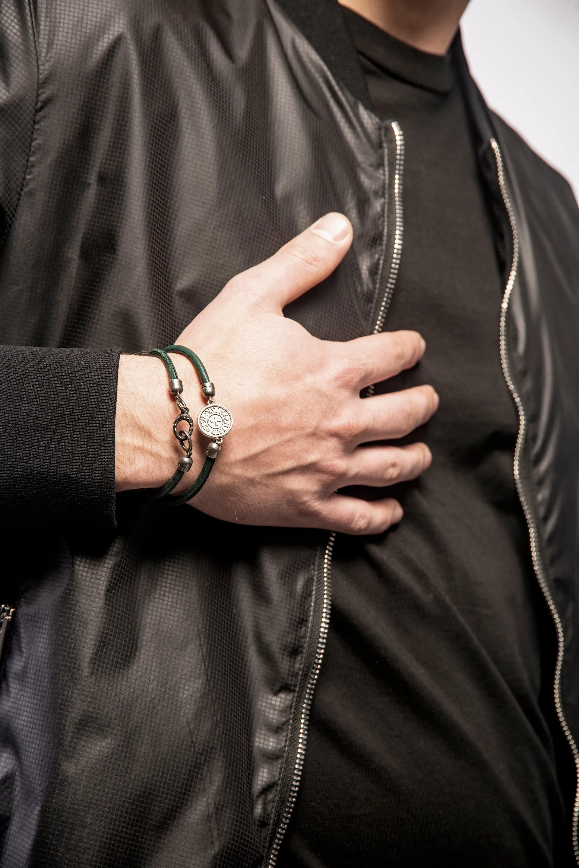 MONETA Leather Bracelet sold by Marco Dal Maso product image thumbnail 2