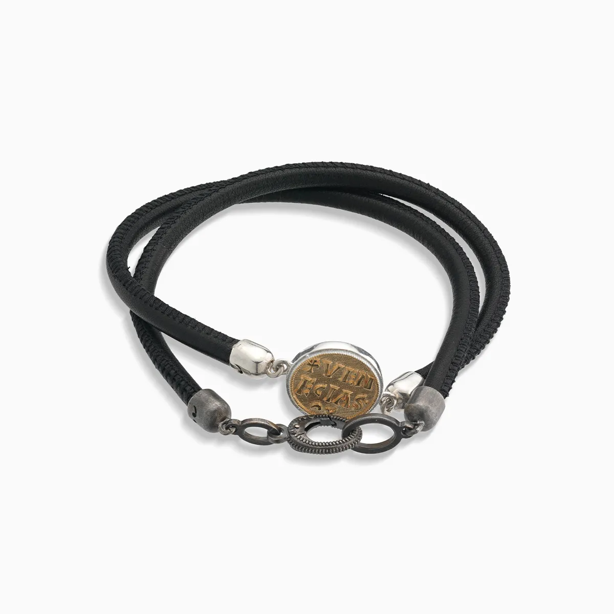 MONETA Leather Bracelet sold by Marco Dal Maso product image thumbnail 2