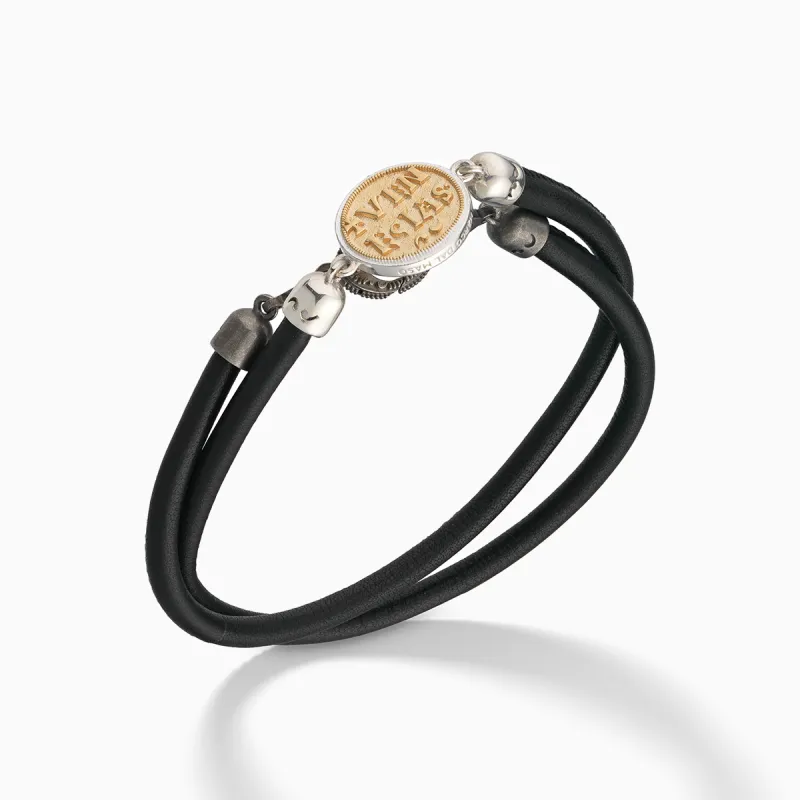 MONETA Leather Bracelet sold by Marco Dal Maso