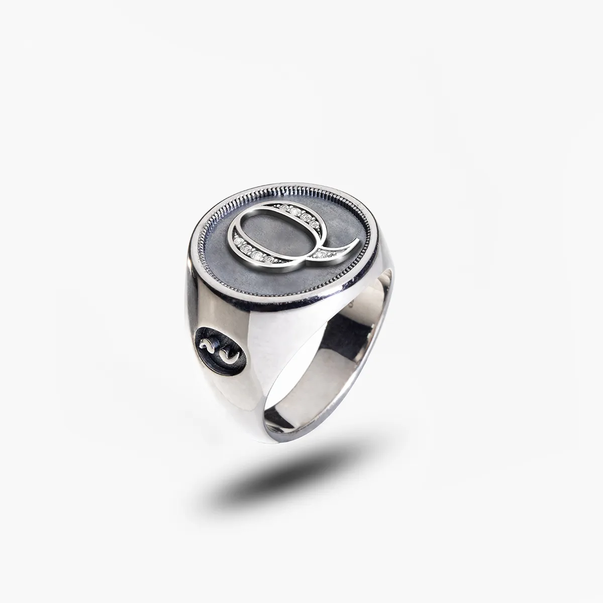 MONETA Initial Signet Ring sold by Marco Dal Maso
