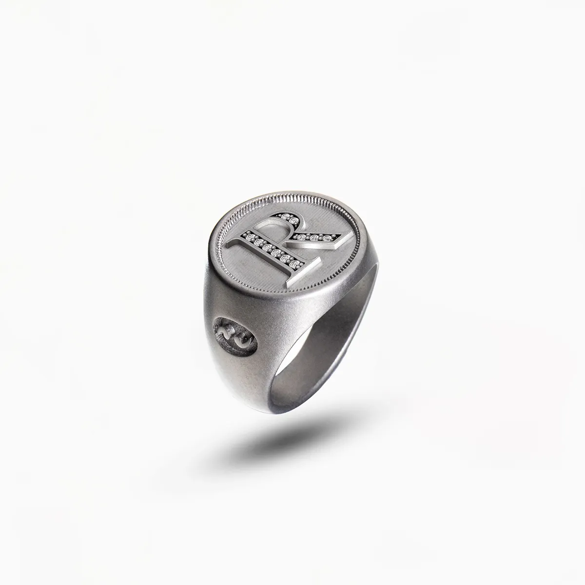 MONETA Initial Signet Ring sold by Marco Dal Maso