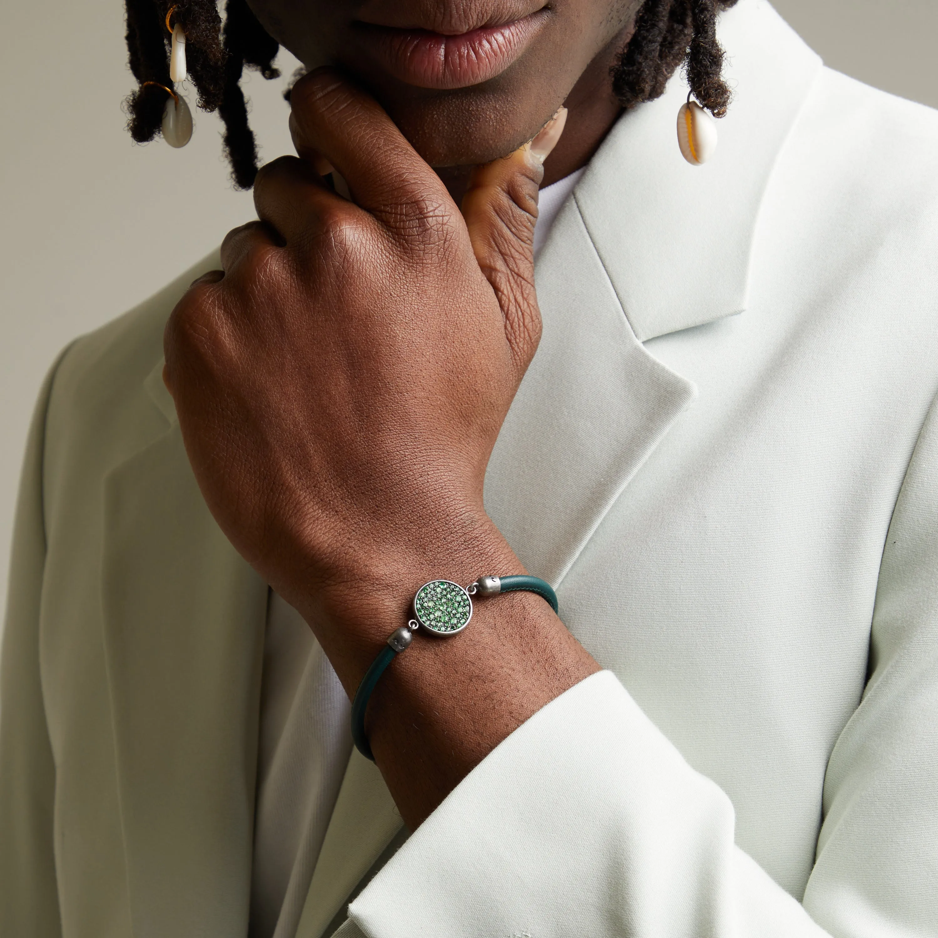 MONETA Leather Bracelet sold by Marco Dal Maso product image thumbnail 2