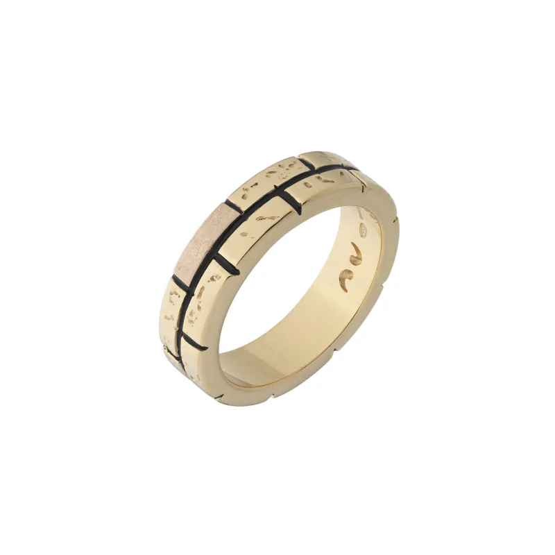 MURALES 18kt Gold Vermeil Band Ring sold by Marco Dal Maso