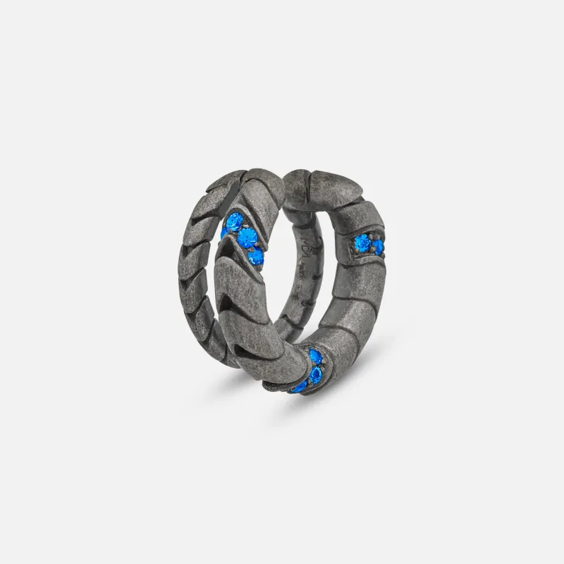 IRON SNAKE Pave Ear Cuff made by Marco Dal Maso