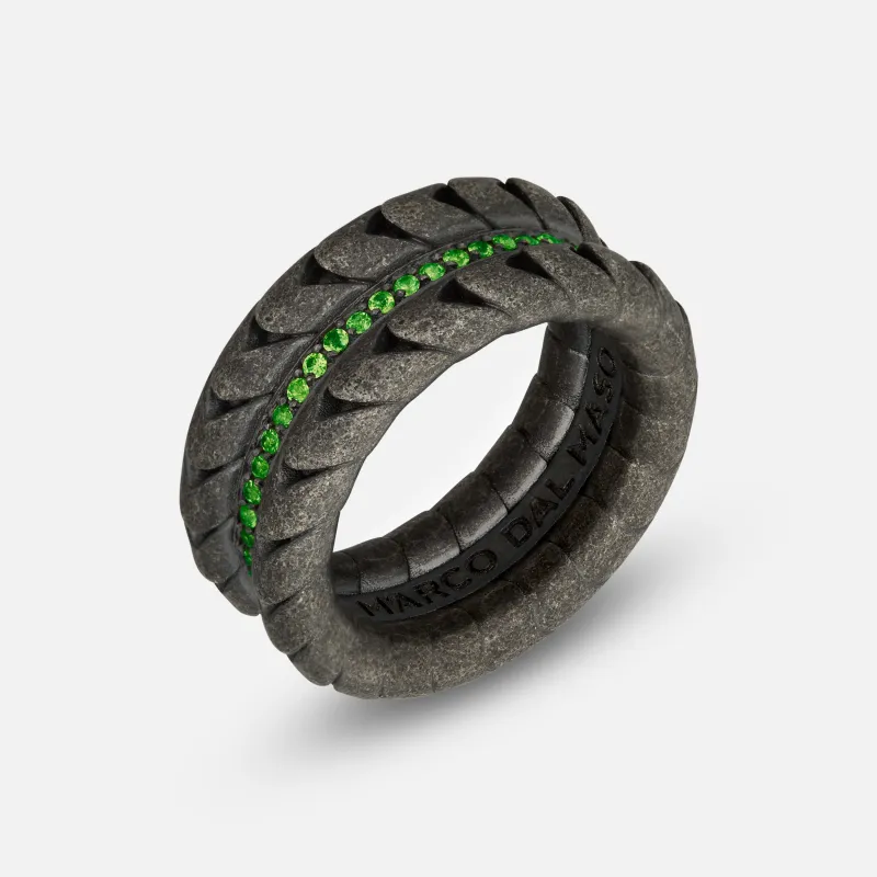 IRON SNAKE Pave Ring sold by Marco Dal Maso