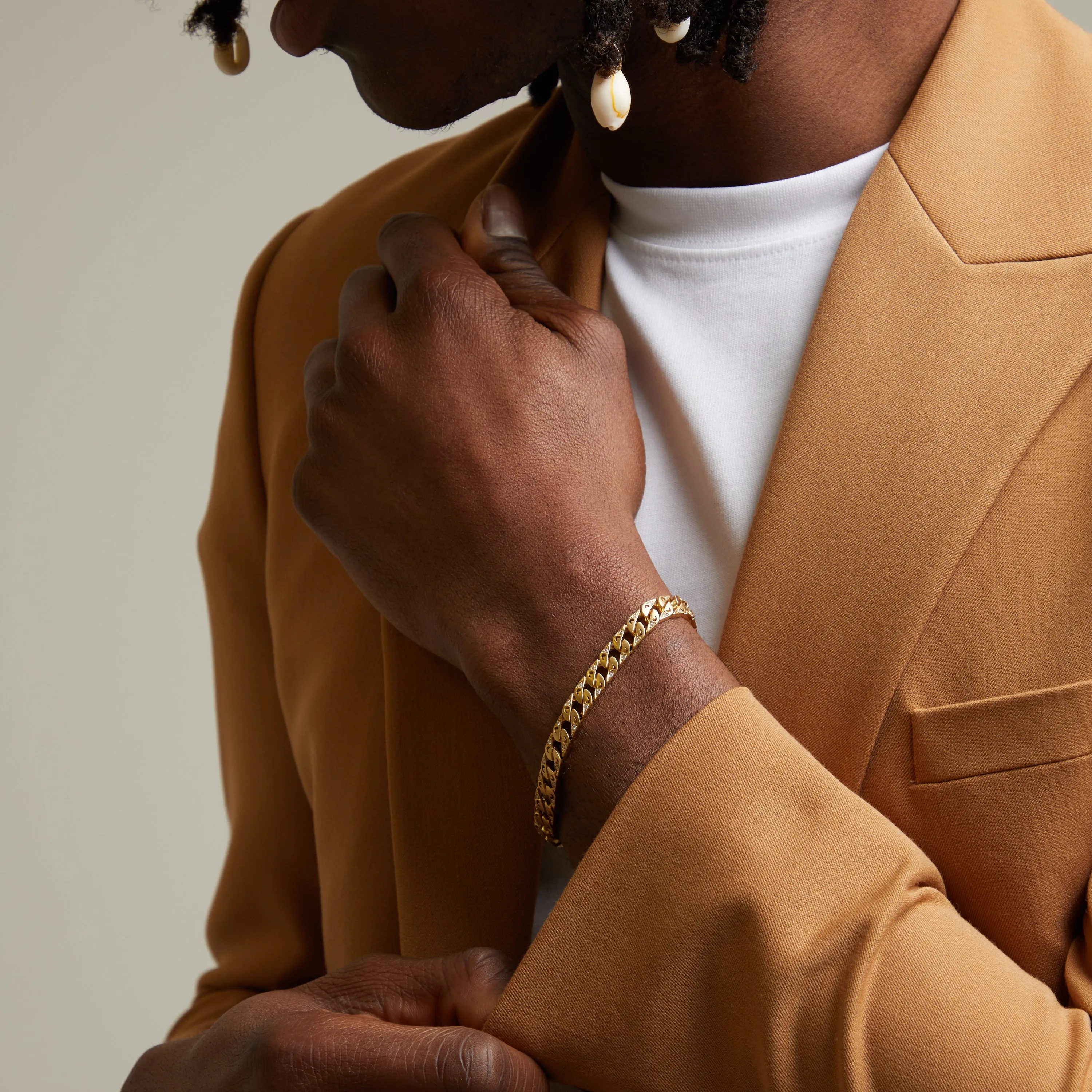 FLAMING TONGUE Gold Bracelet sold by Marco Dal Maso product image thumbnail 5