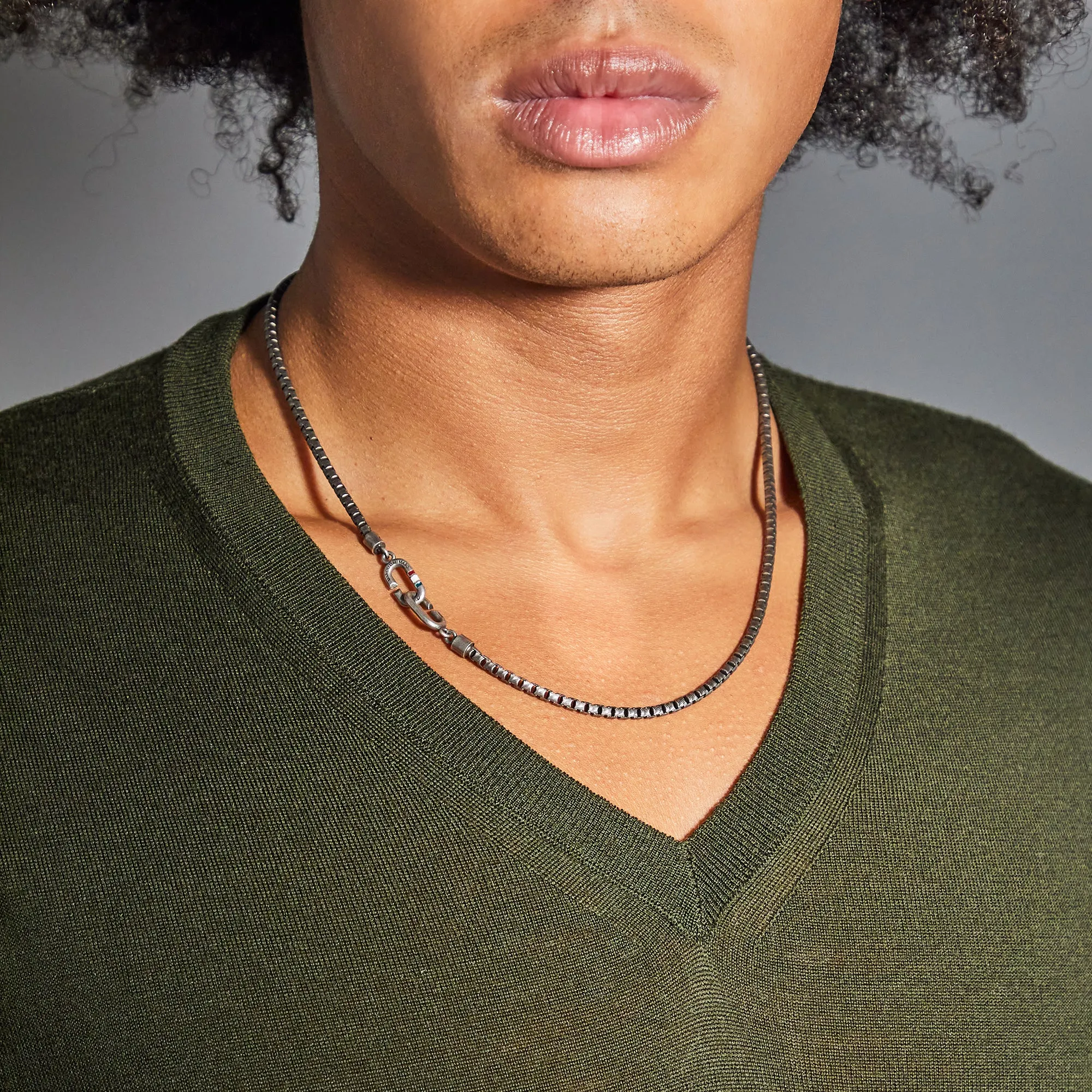 LINK Oxidized Silver Chain sold by Marco Dal Maso product image thumbnail 2