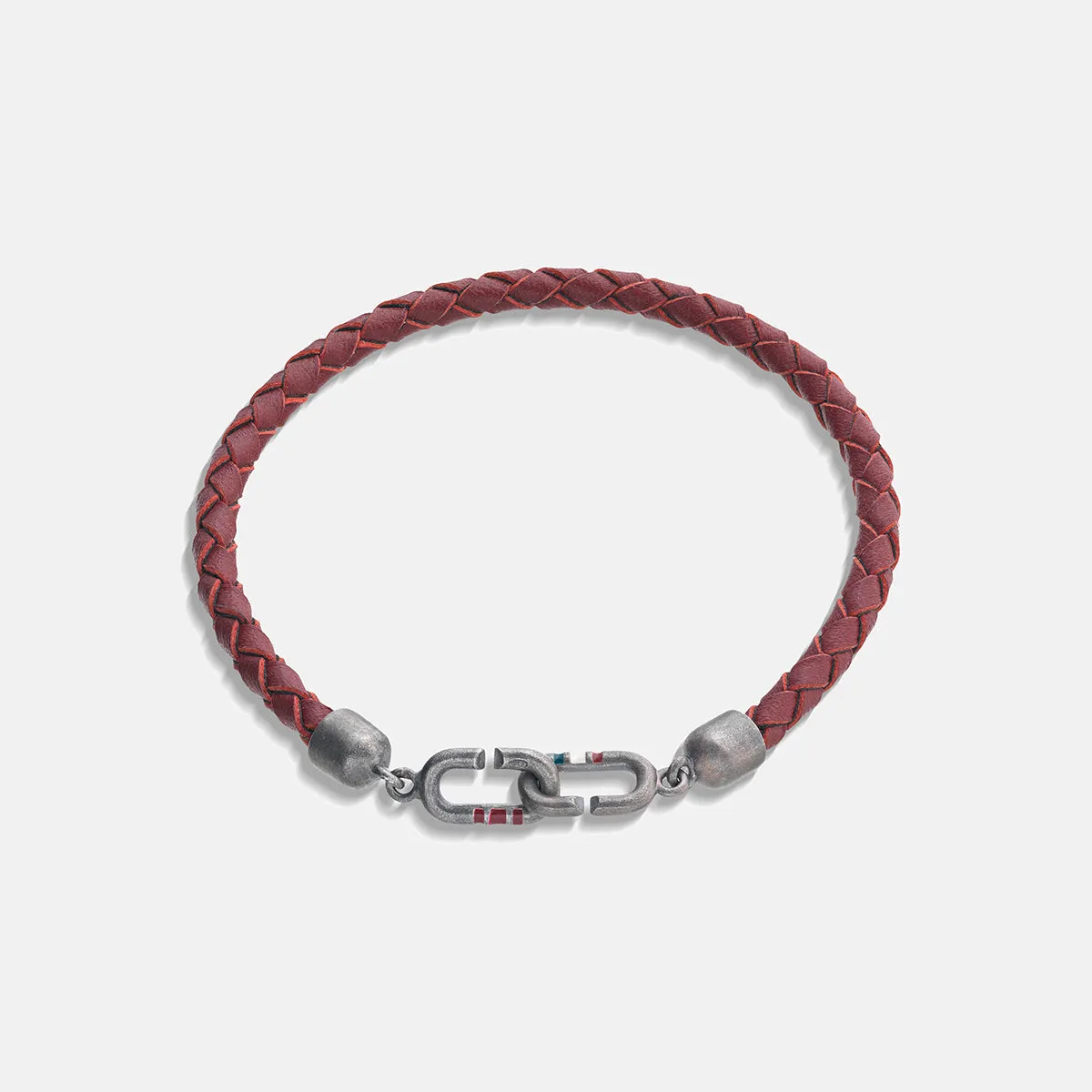 LINK Single Enamel and Leather Bracelet sold by Marco Dal Maso product image thumbnail 3