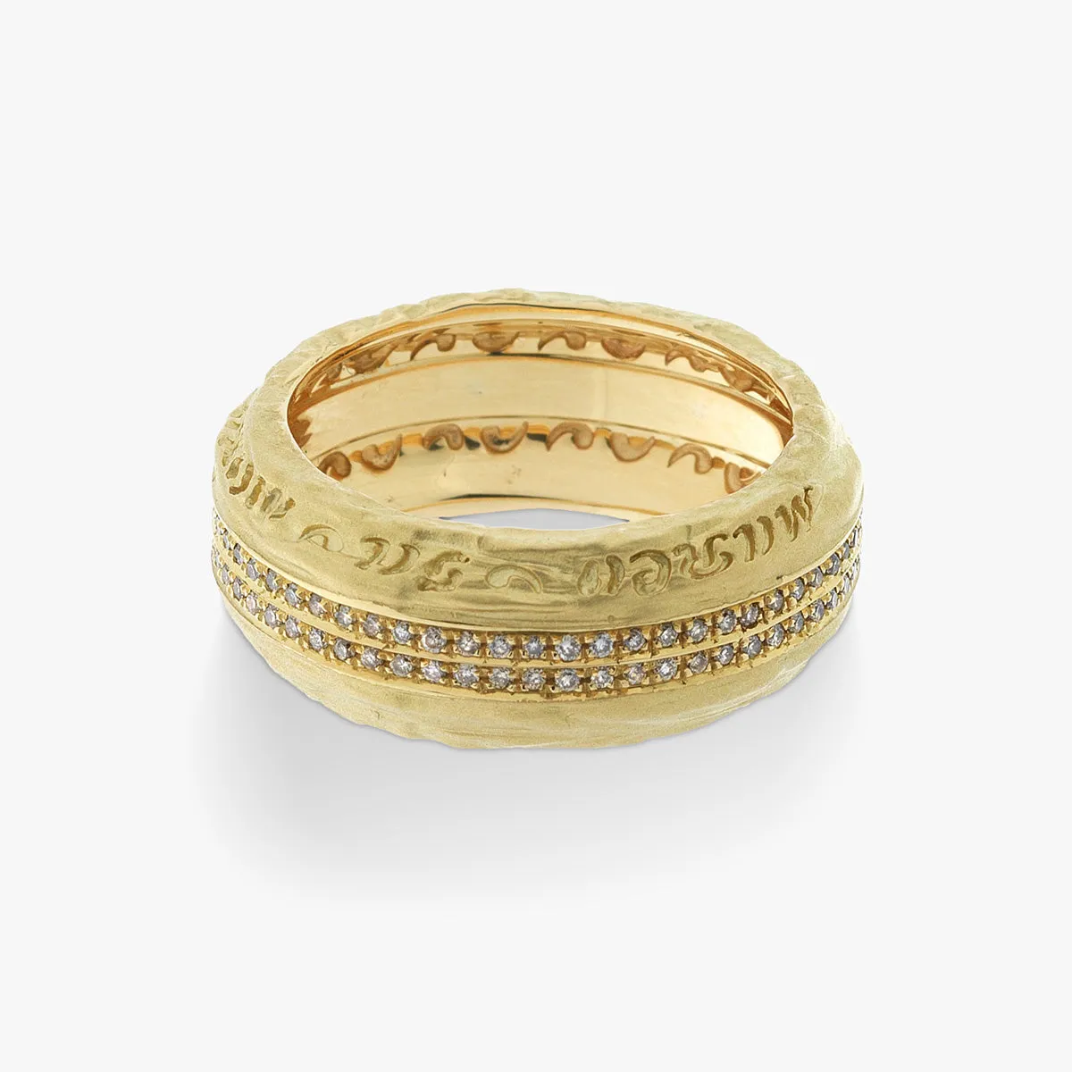 THE OTHER HALF CENTERED GEMSTONE BAND sold by Marco Dal Maso product image thumbnail 2