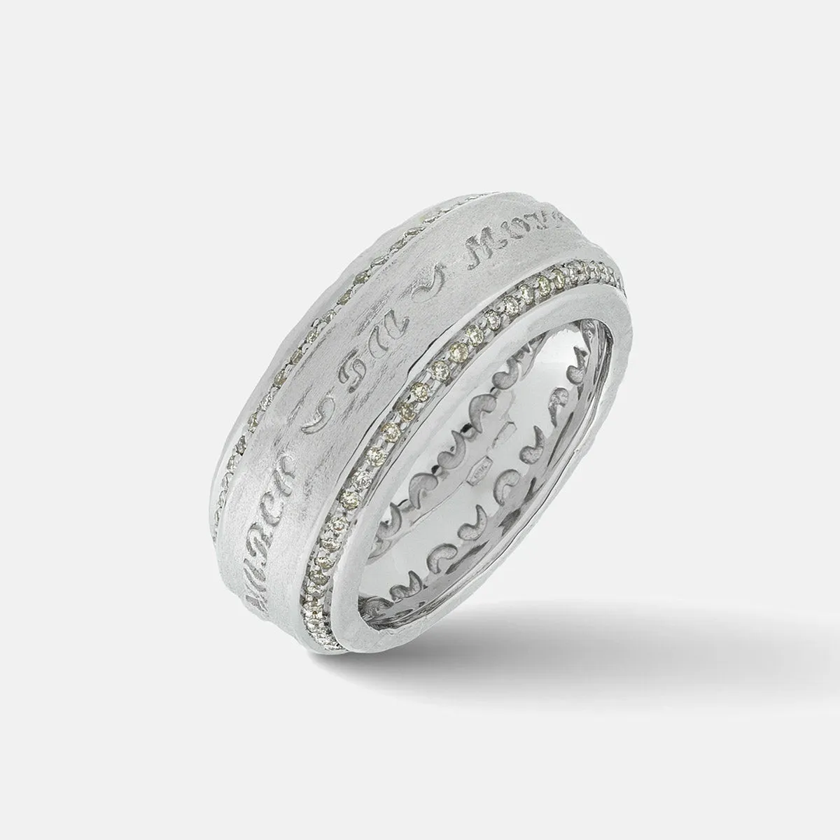 THE OTHER HALF DOUBLE EDGE GEMSTONE BAND sold by Marco Dal Maso