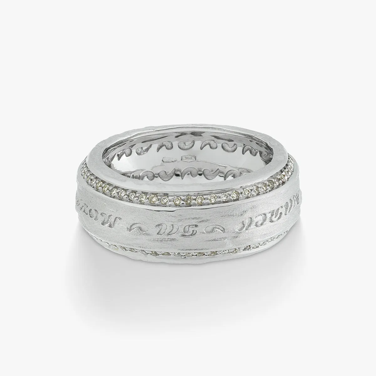 THE OTHER HALF DOUBLE EDGE GEMSTONE BAND sold by Marco Dal Maso product image thumbnail 2