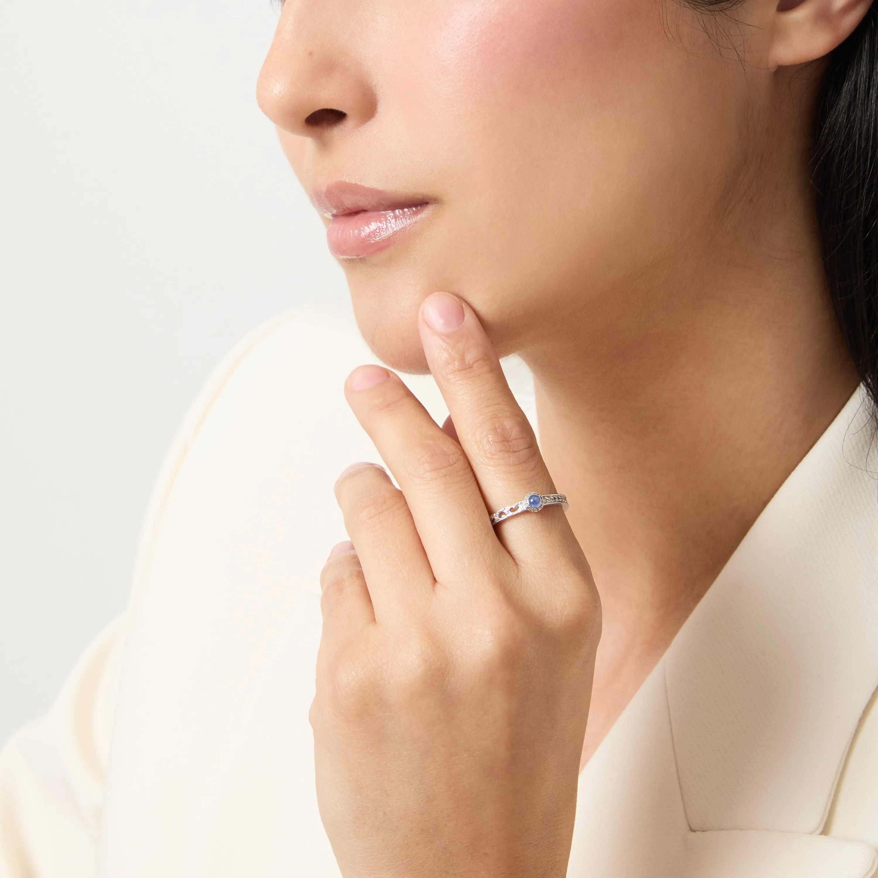 Orion Round Gemstone Ring sold by Marco Dal Maso product image thumbnail 2