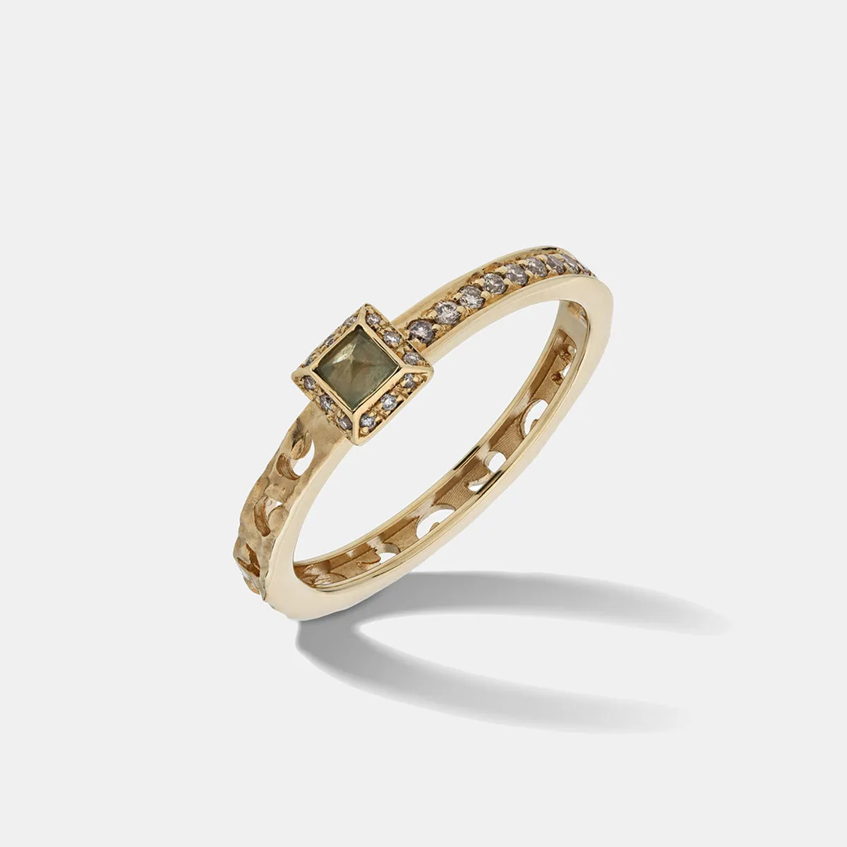 Orion Square Gemstone Ring sold by Marco Dal Maso