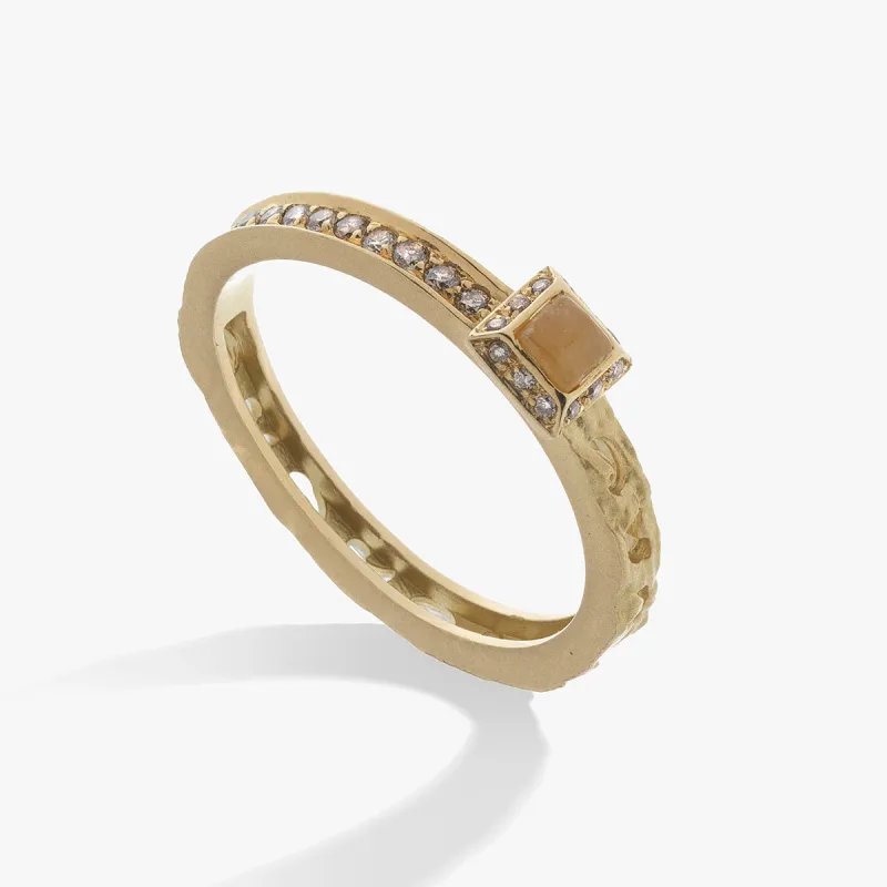 Orion Square Gemstone Ring sold by Marco Dal Maso