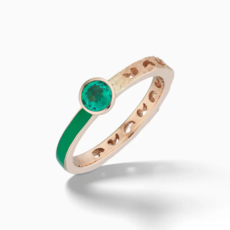 Orion Mixed Enamel Gemstone Ring sold by Marco Dal Maso