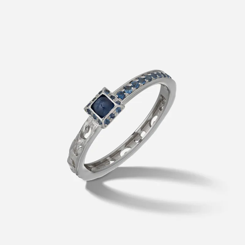 Orion Square Gemstone Ring sold by Marco Dal Maso