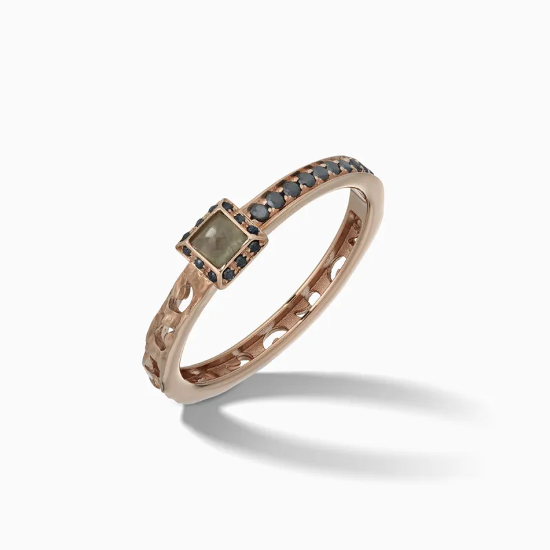 Orion Square Gemstone Ring sold by Marco Dal Maso