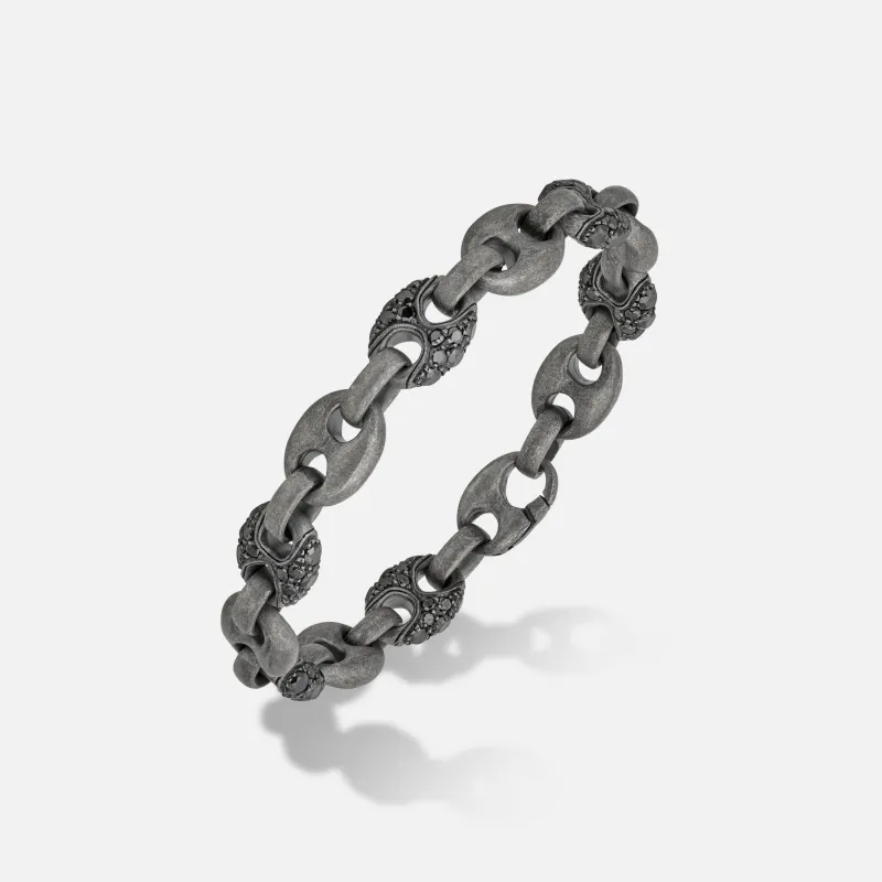 ULYSSES MARINE CHAIN ALTERNATE GEMSTONE BRACELET sold by Marco Dal Maso