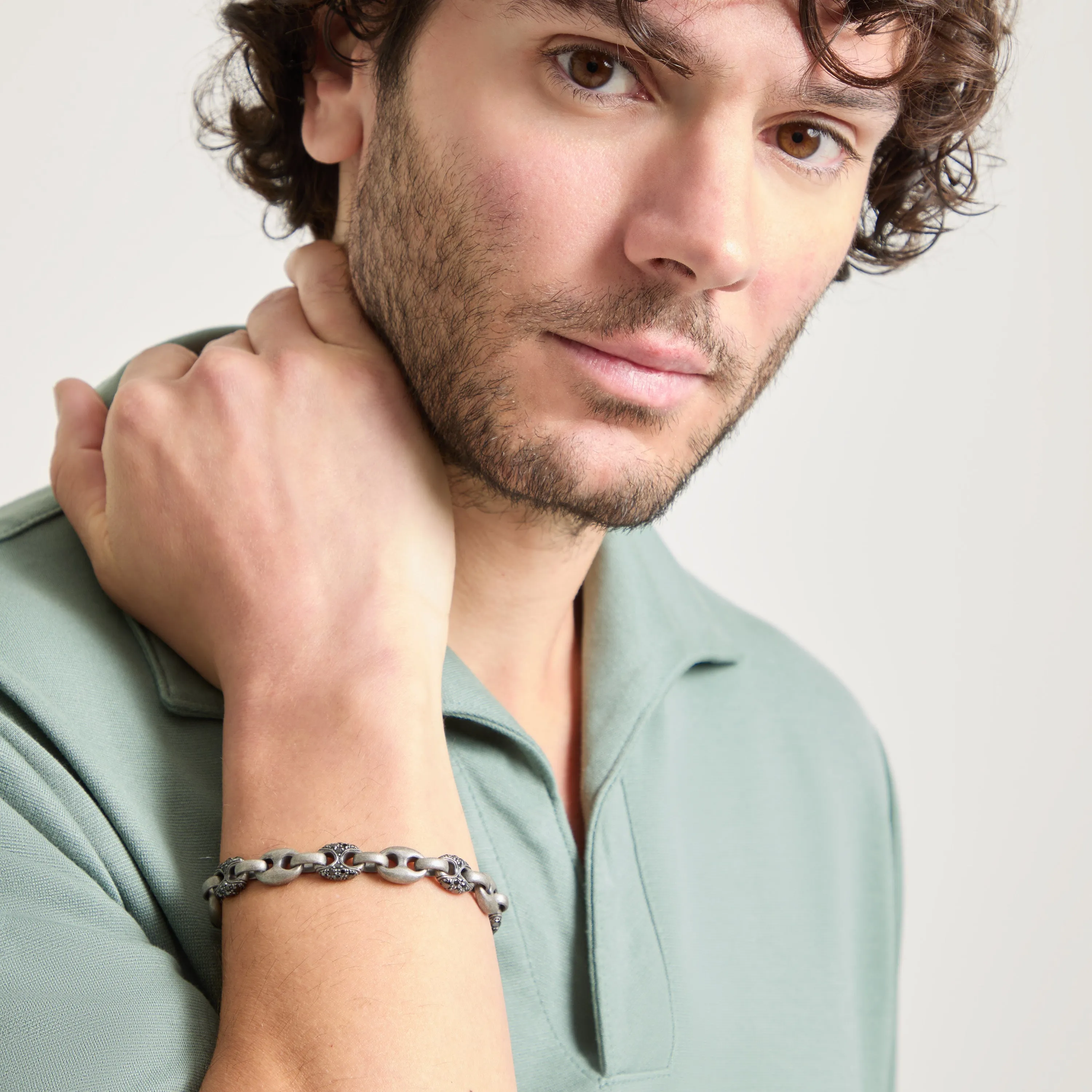 ULYSSES MARINE CHAIN ALTERNATE GEMSTONE BRACELET sold by Marco Dal Maso product image thumbnail 2