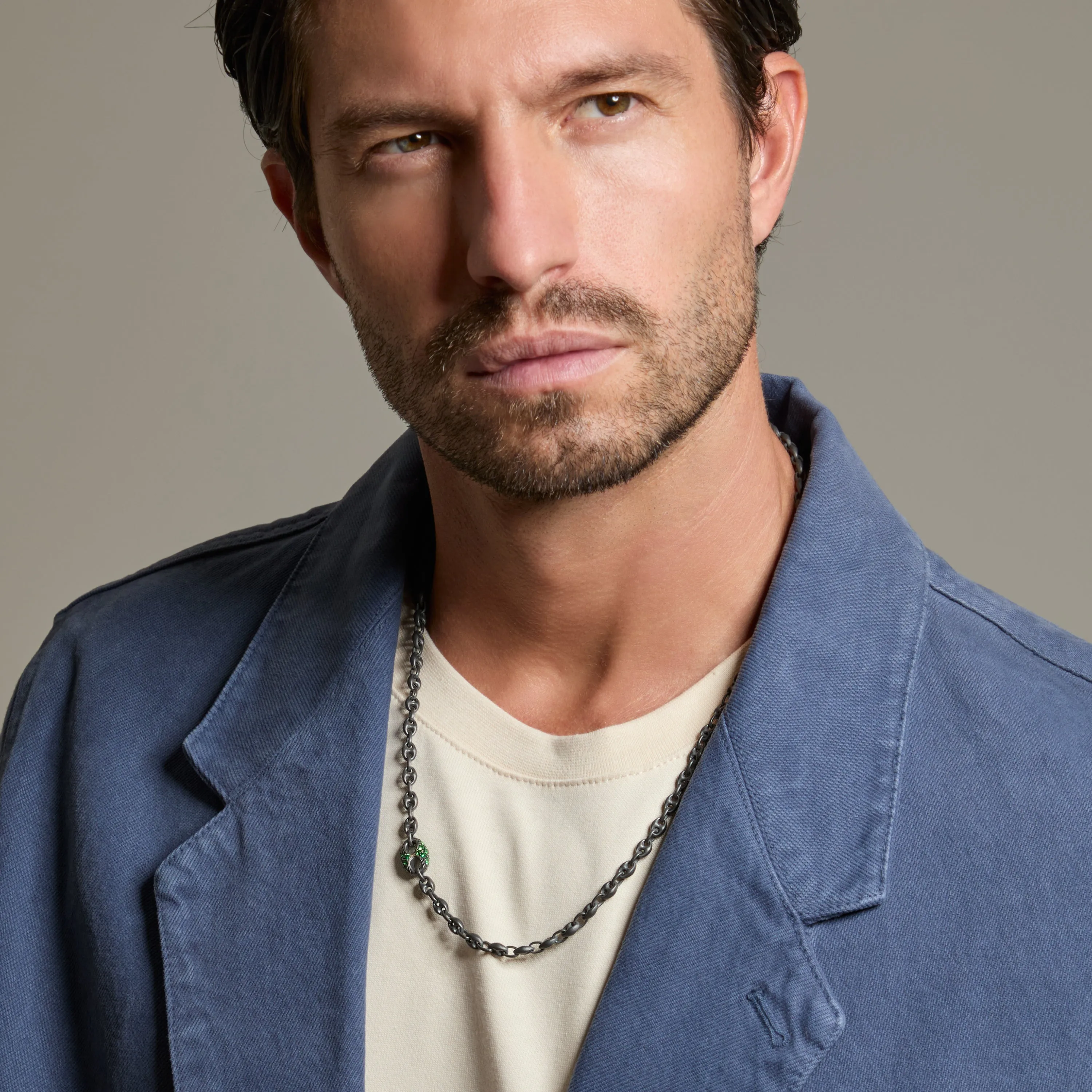 ULYSSES SINGLE GEMSTONE LINK CHAIN sold by Marco Dal Maso product image thumbnail 2