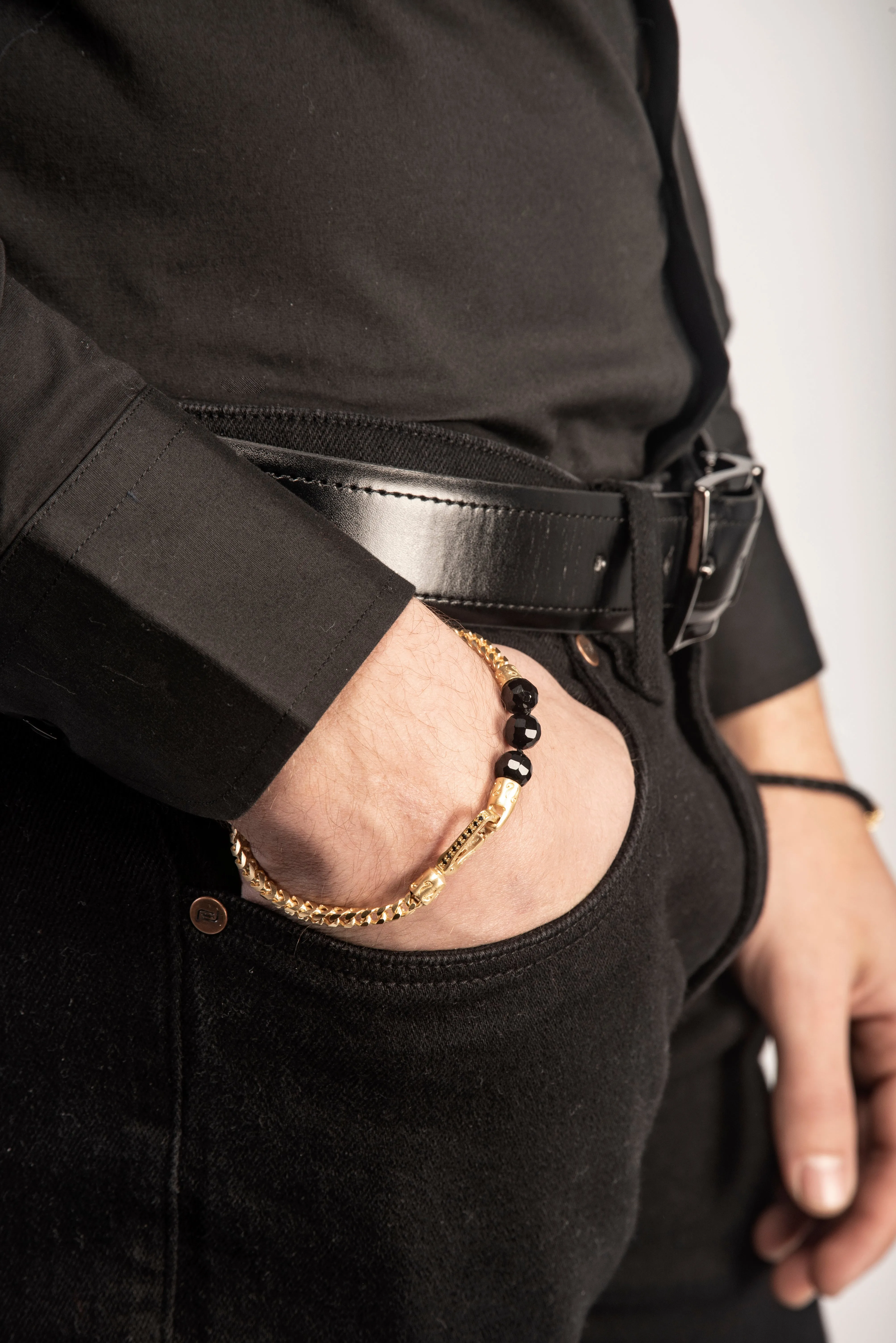 ULYSSES 3-BEAD BRACELET WITH DIAMOND CLASP sold by Marco Dal Maso product image thumbnail 2