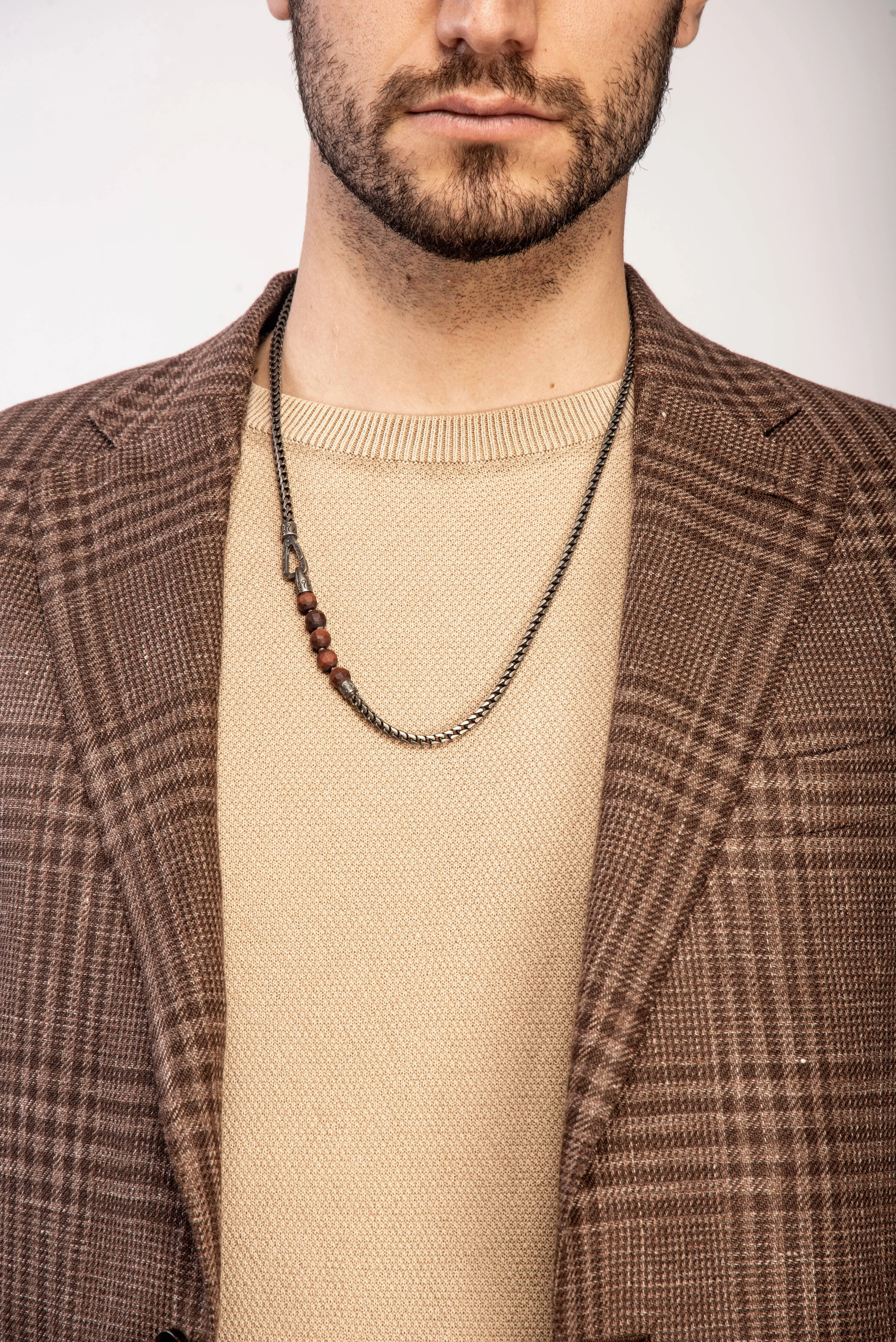 ULYSSES CHAIN & BEAD NECKLACE sold by Marco Dal Maso product image thumbnail 2