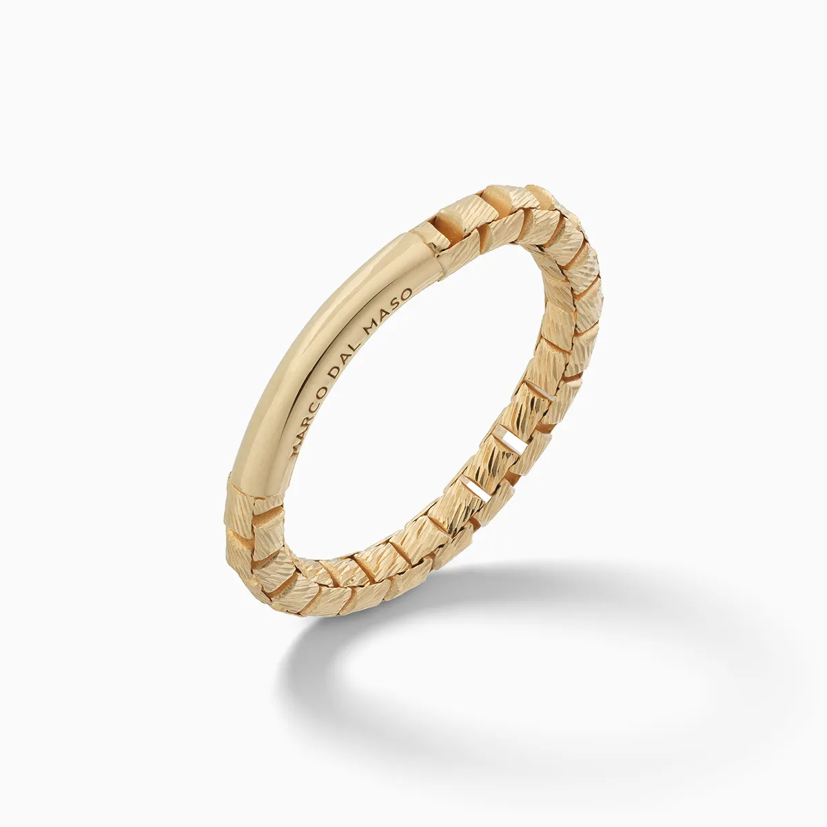 ULYSSES CARVED TUBULAR RING sold by Marco Dal Maso