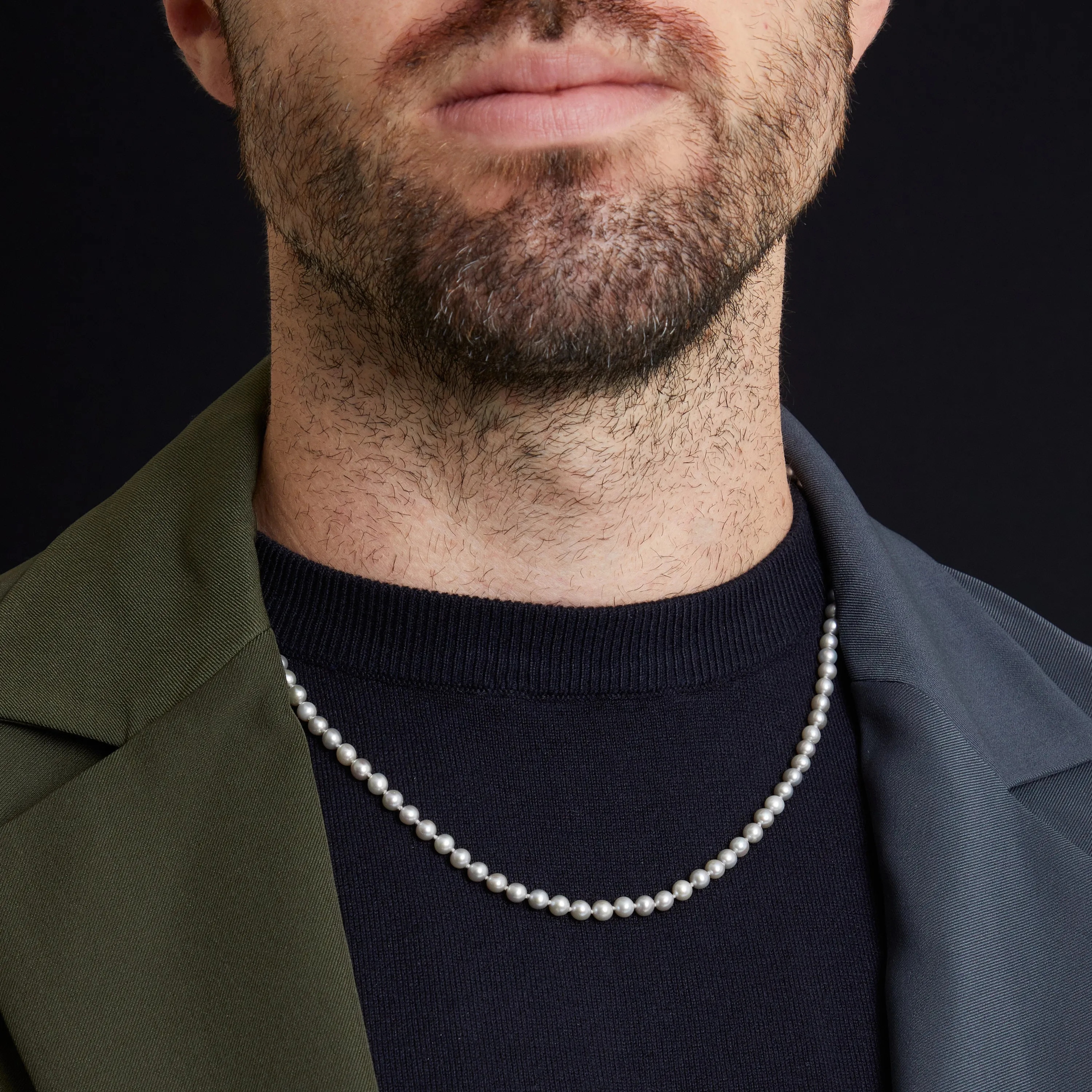 XOK WAVE MINI BEADED NECKLACE sold by Marco Dal Maso product image thumbnail 2