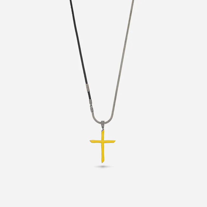 Ornate Enamel Cross Pendant sold by Marco Dal Maso