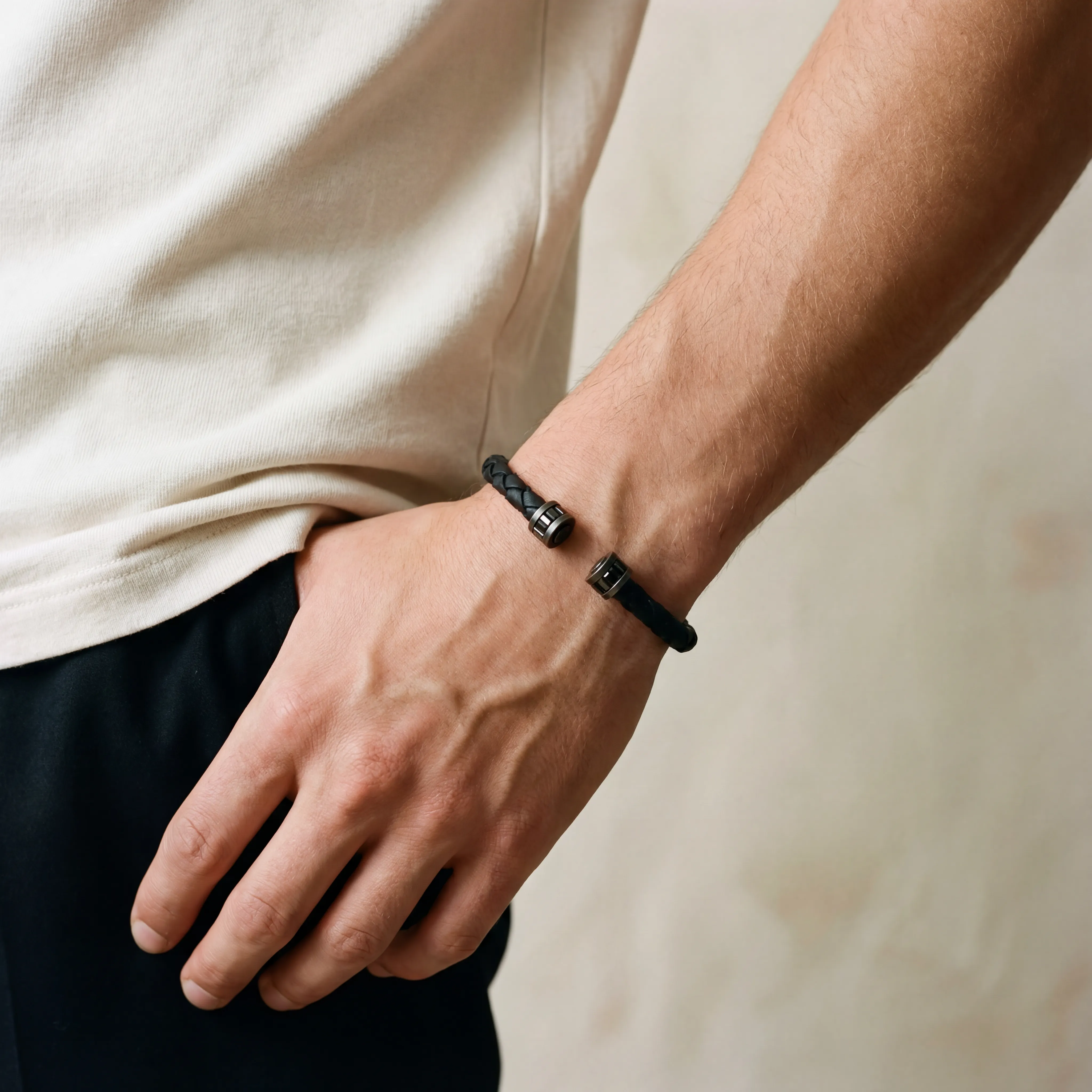 ACIES LEATHER CUFF sold by Marco Dal Maso product image thumbnail 3