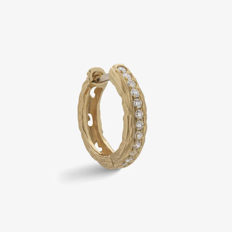 WARRIOR ORNATE HOOP EARRING sold by Marco Dal Maso