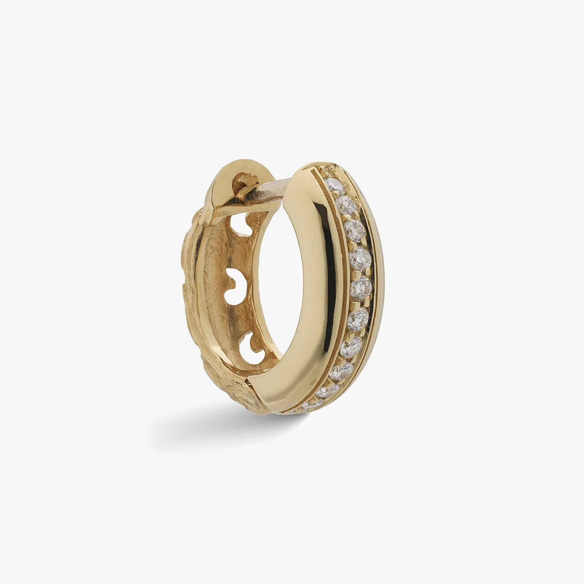 WARRIOR POLISHED HOOP EARRING sold by Marco Dal Maso