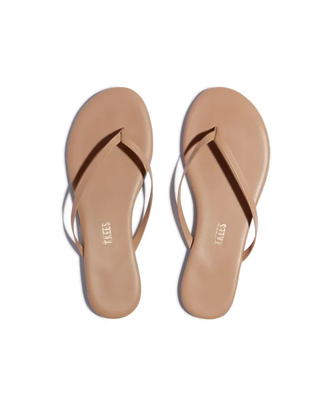 TKEES - Lily Nudes Cocobutter Flip Flops made by Boyish