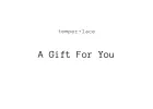 TEMPER + LACE GIFT CARD sold by Temper + Lace