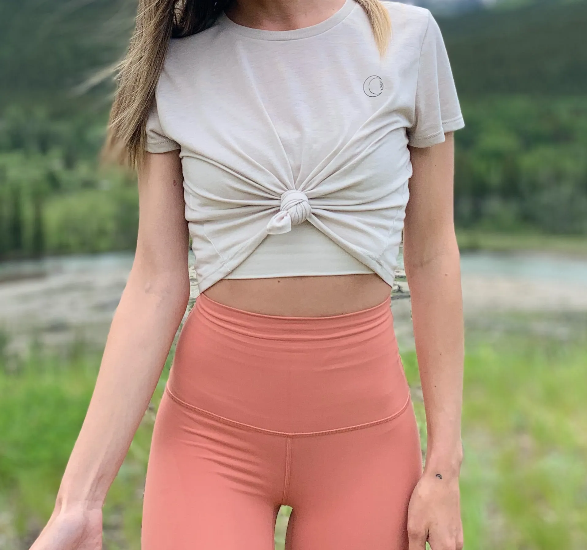 FLOWY CROP TEE sold by Temper + Lace product image thumbnail 2