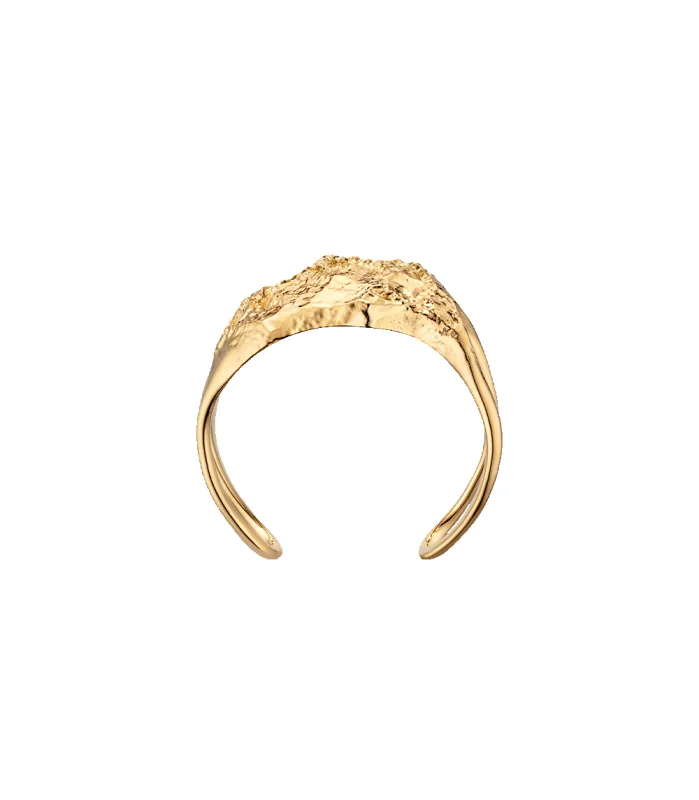 Eroz Cuff - 24 carat gold gilded made by Polene
