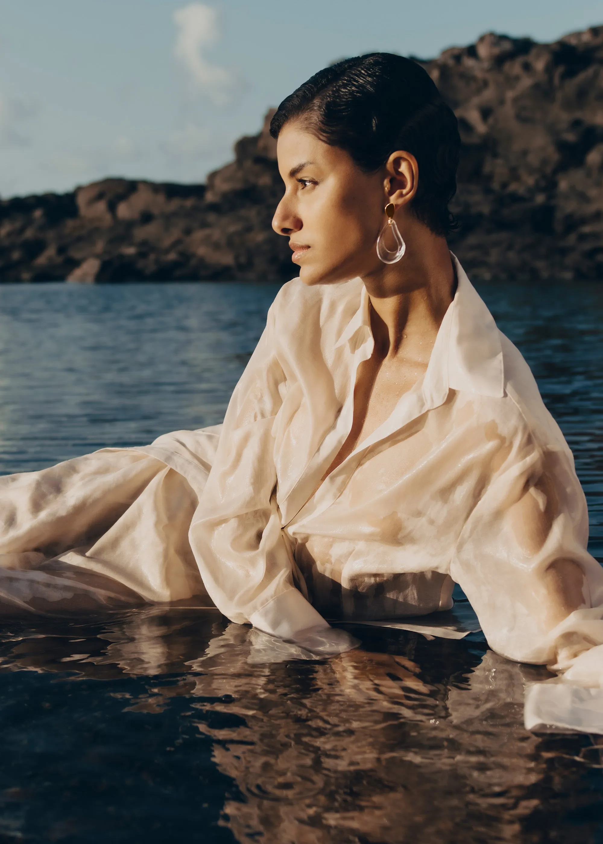 Naé Drop Earrings - Glass sold by Polene product image thumbnail 5