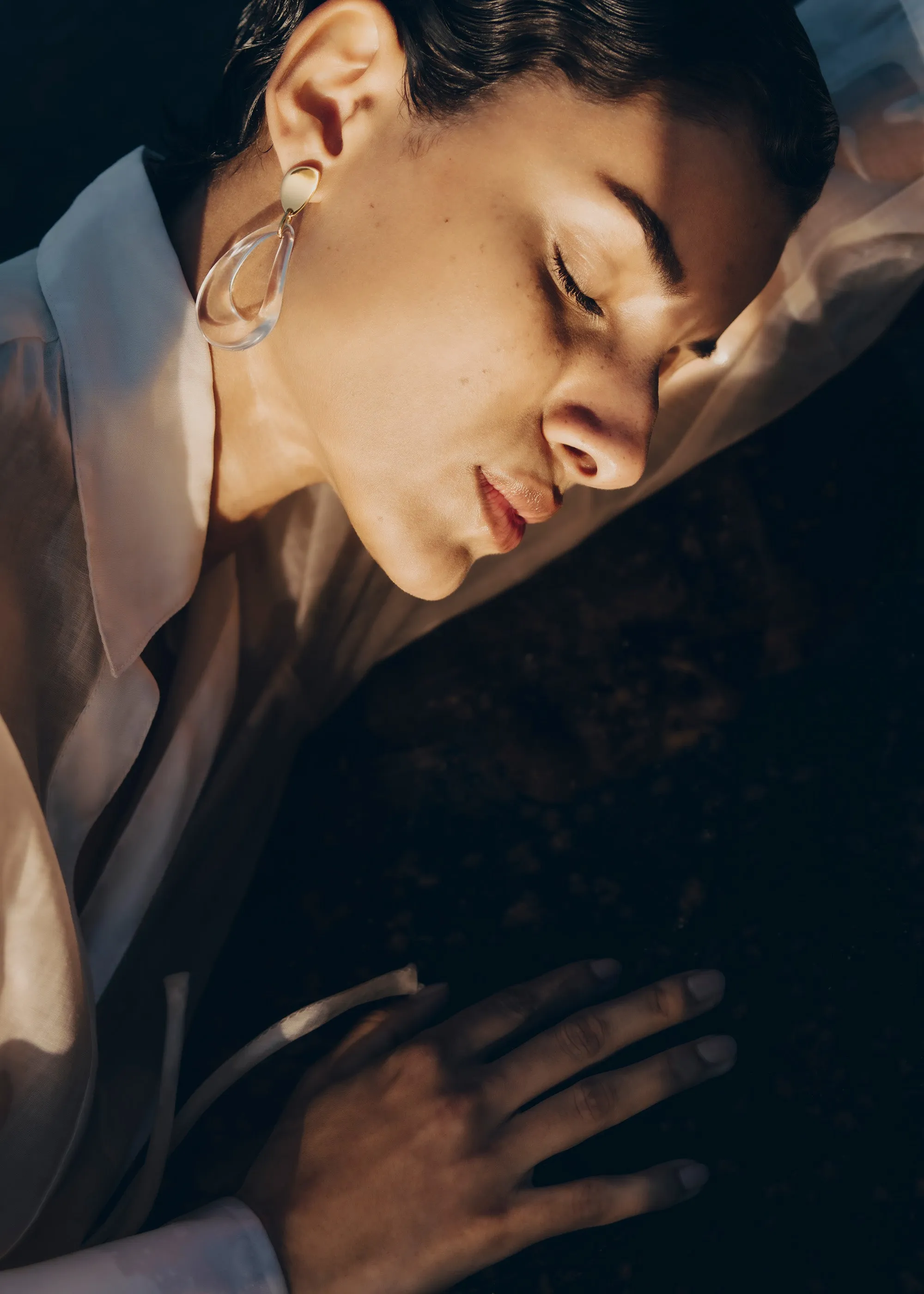 Naé Drop Earrings - Glass sold by Polene product image thumbnail 3