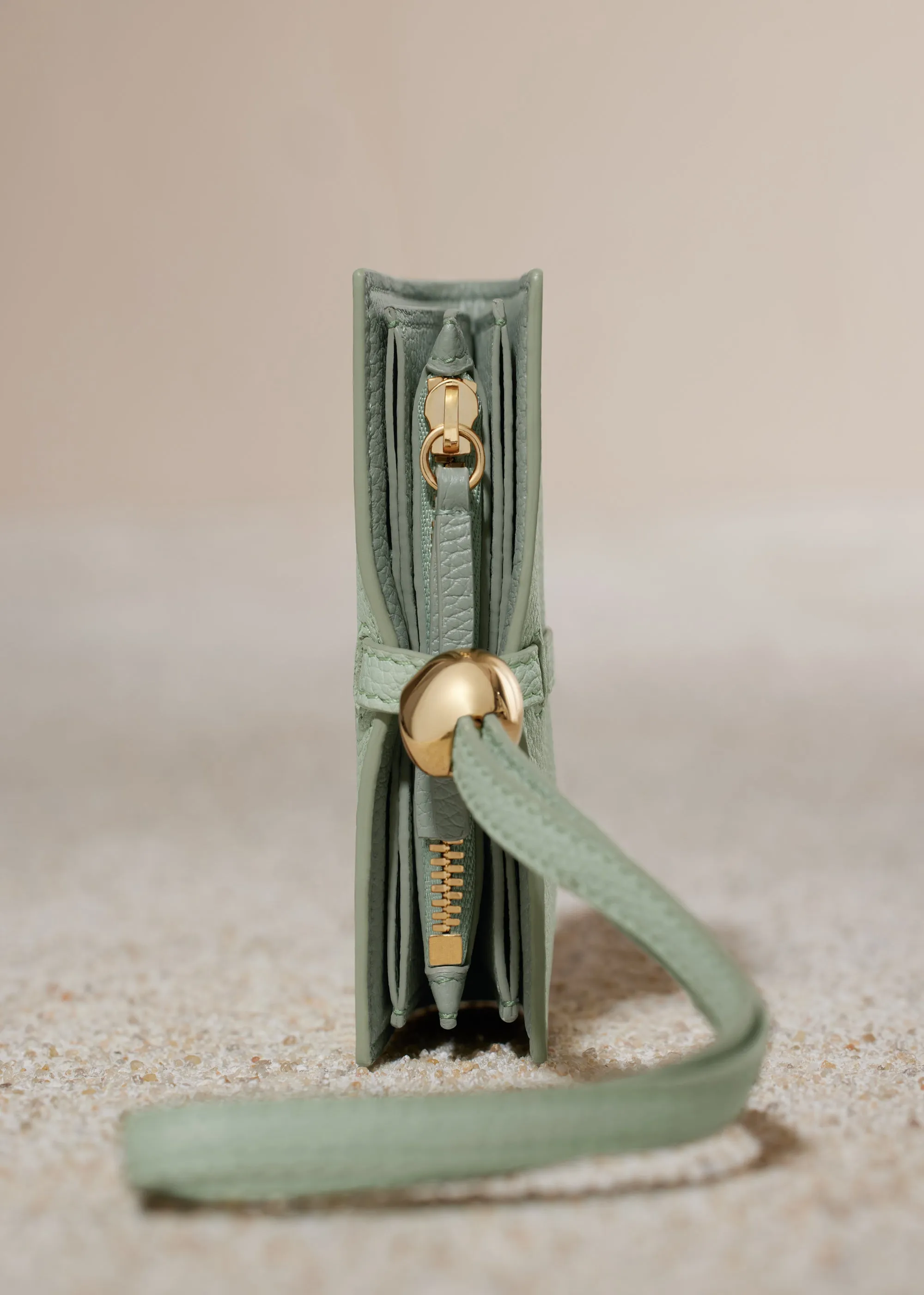 Kayé Card Holder - Textured Duo Fresh Almond sold by Polene product image thumbnail 4