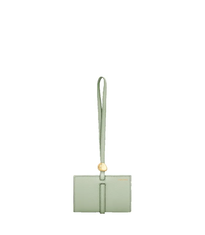 Kayé Card Holder - Textured Duo Fresh Almond made by Polène