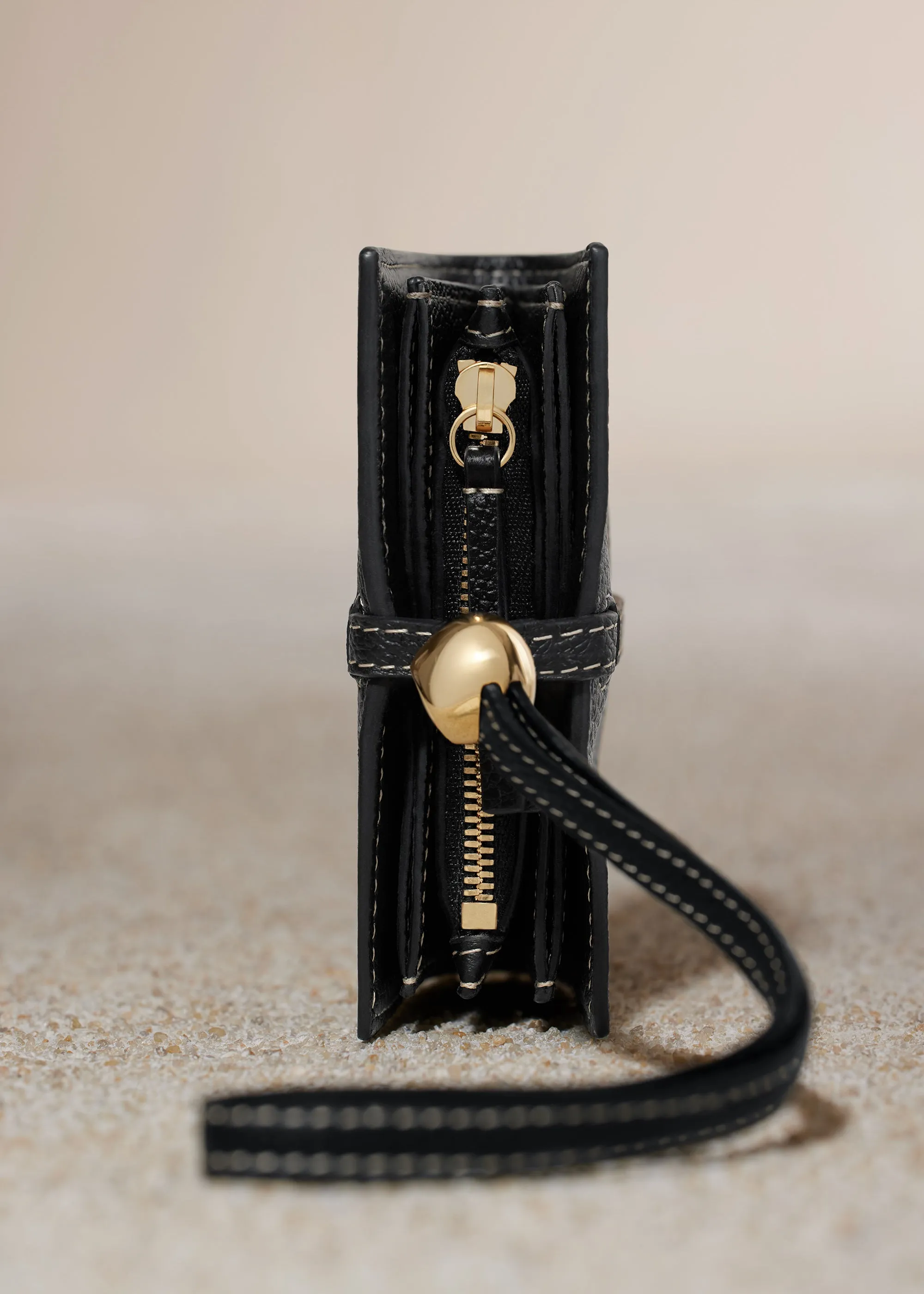 Kayé Card Holder - Textured Black sold by Polene product image thumbnail 4