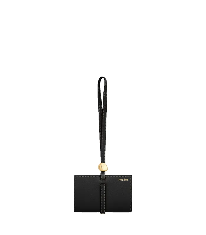 Kayé Card Holder - Textured Black made by Polène
