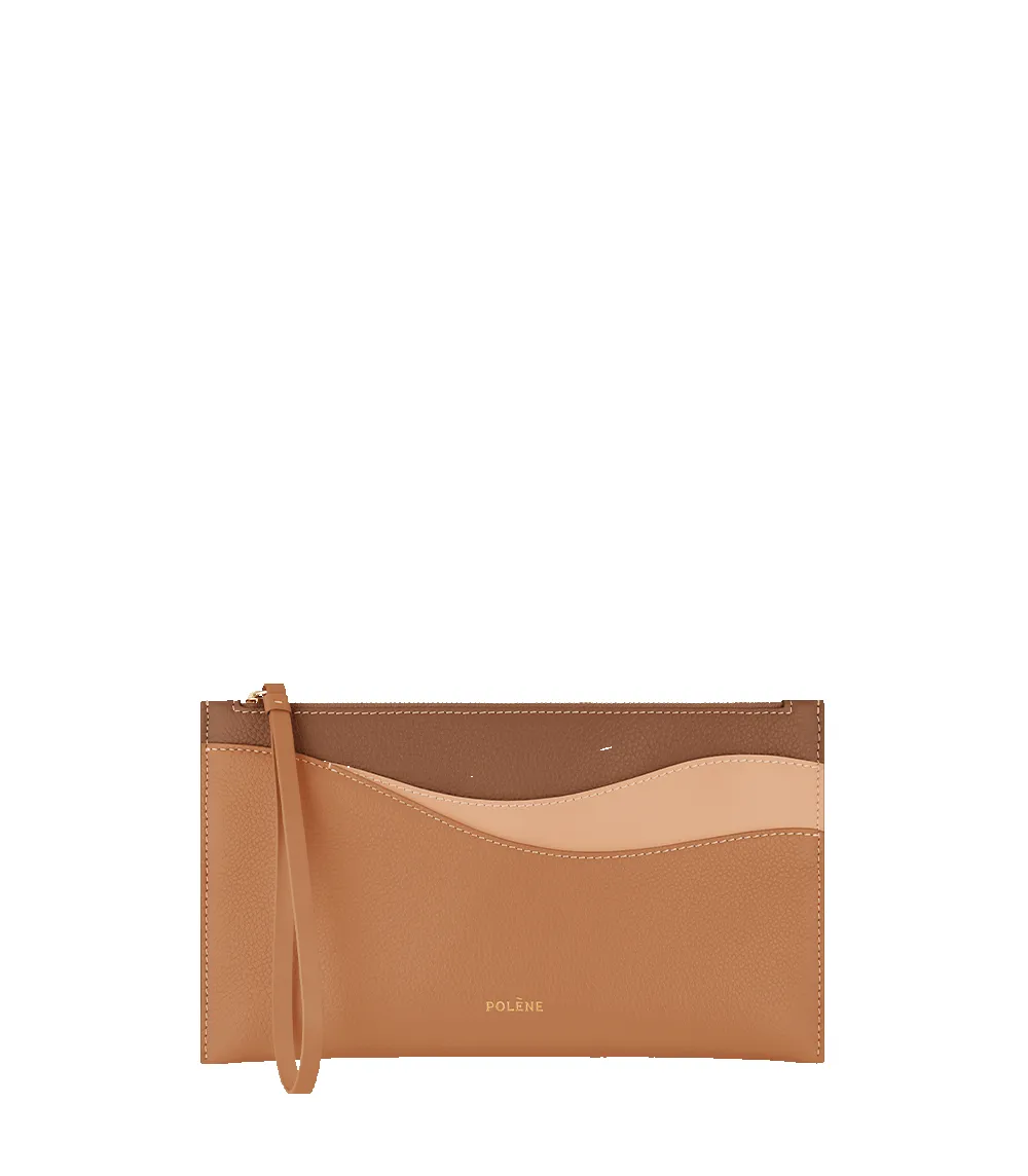Sierra Pouch - Trio Camel sold by Polene