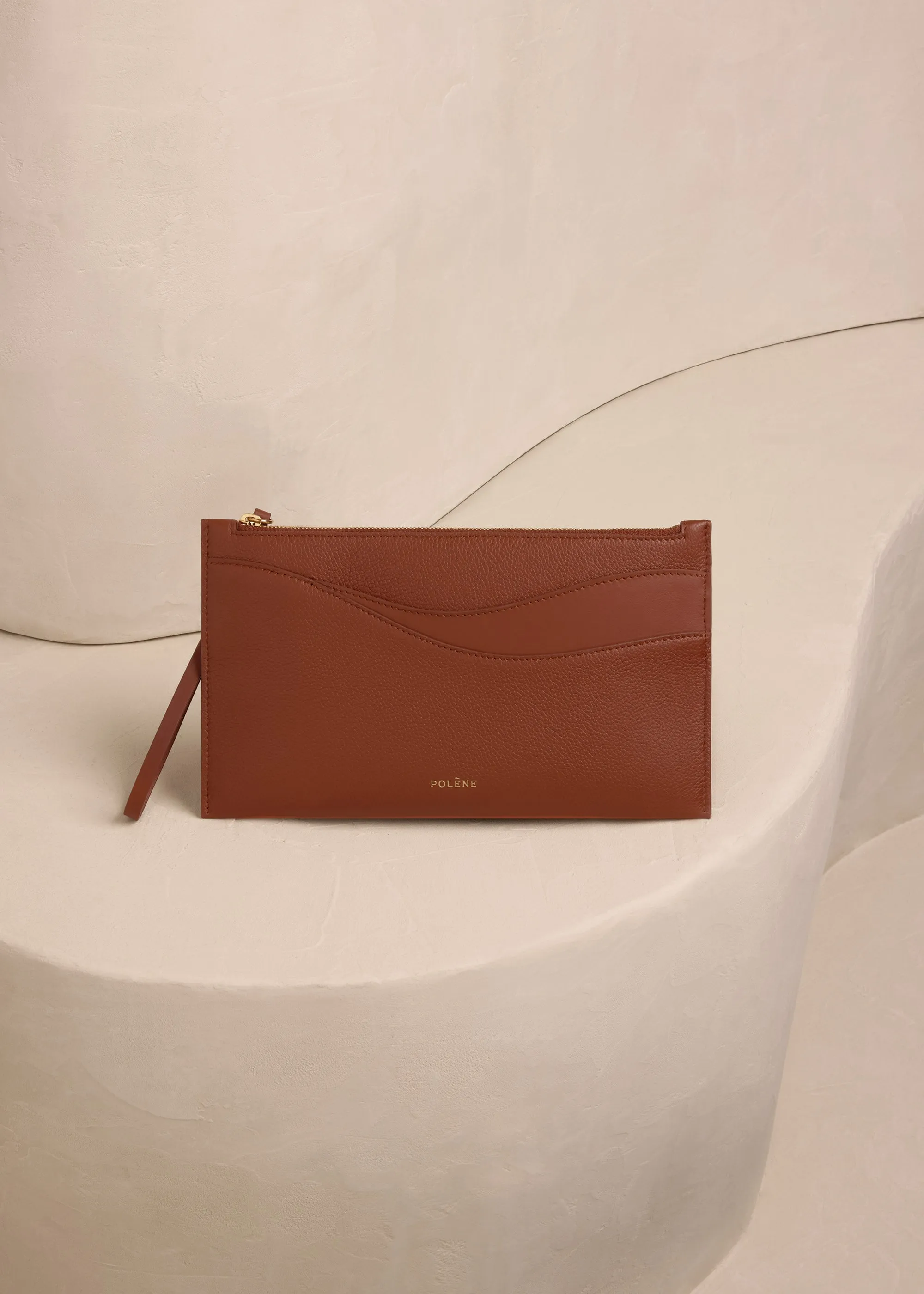 Sierra Pouch - Duo Cognac sold by Polene product image thumbnail 2