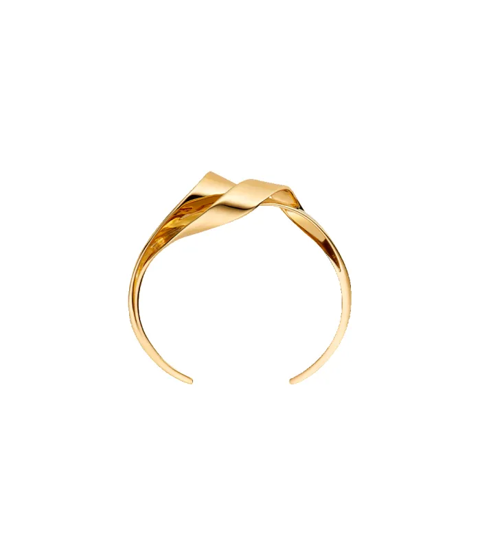 Éole Cuff - 24 carat gold gilded made by Polene