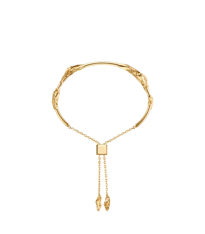 Eroz Bangle - 24 carat gold gilded made by Polene