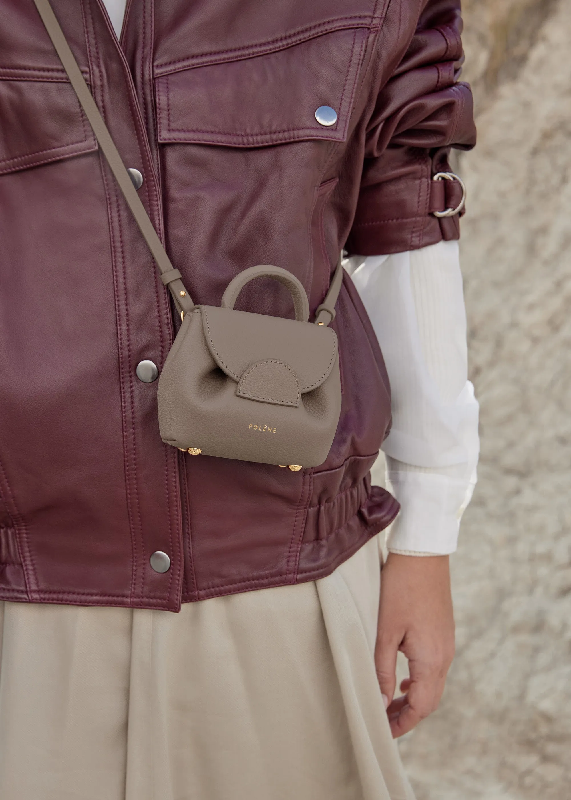 Numéro Un Micro - Textured Taupe sold by Polène product image thumbnail 3