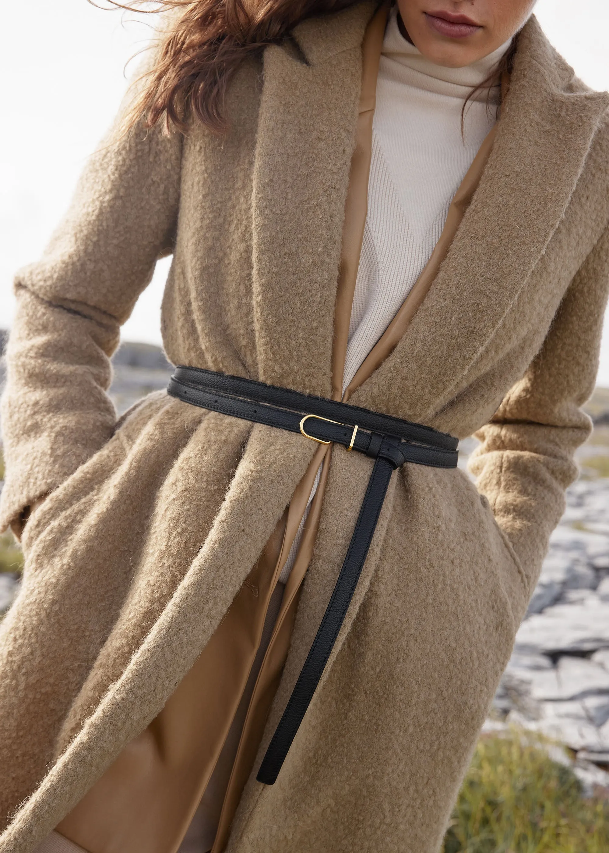 Thin Umi Belt - Textured Black sold by Polene product image thumbnail 3