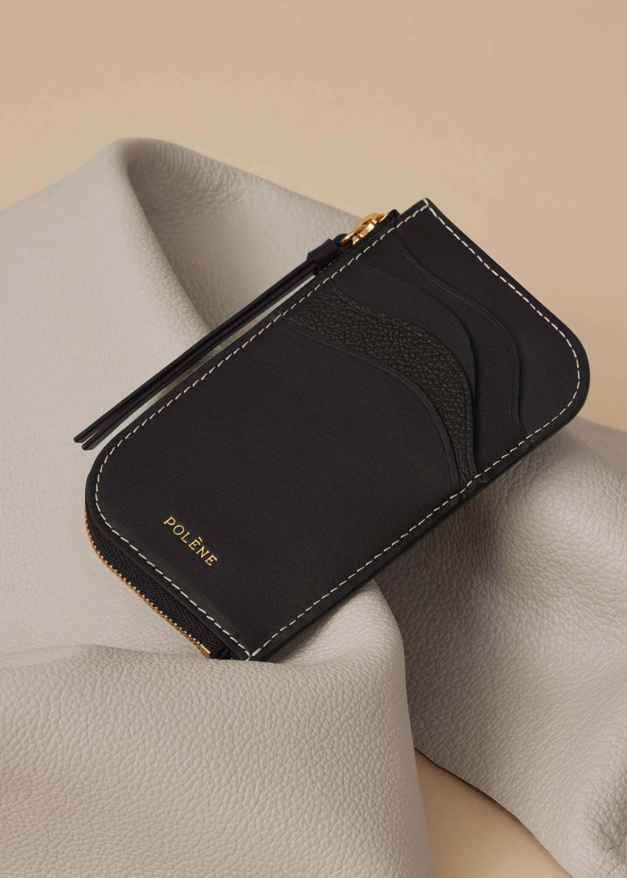 Atla Card Holder - Duo Black sold by Polène product image thumbnail 3