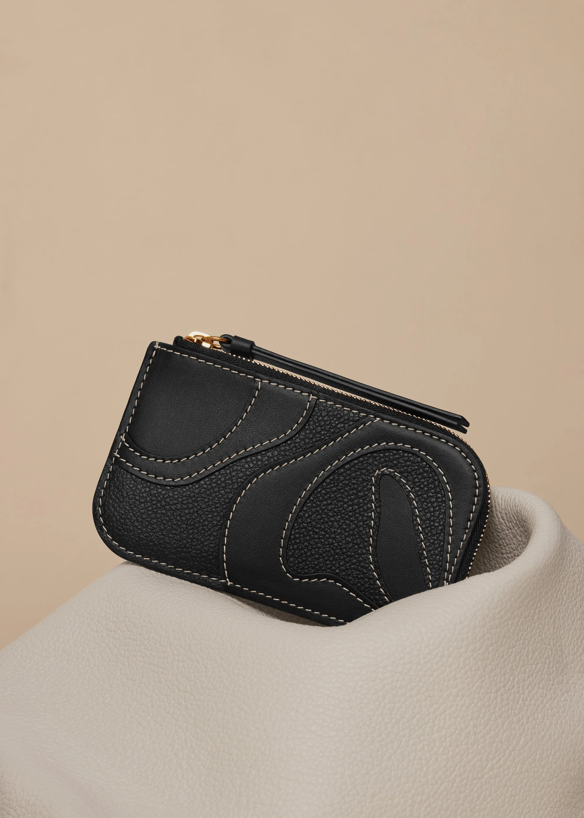 Atla Card Holder - Duo Black sold by Polène product image thumbnail 2